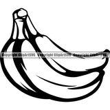 Food Banana ClipArt SVG