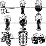 27 Beer Drinking Top Selling Designs Mug Bottle Can Logo SUPER BUNDLE ClipArt SVG