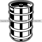 Beer Tap Draft Keg Alcohol Liquor Drink Drinking Emblem Logo ClipArt SVG