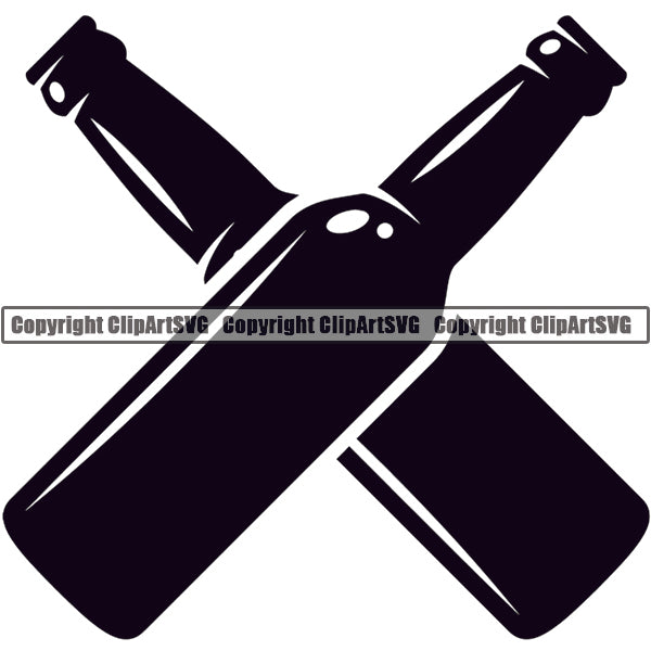 Beer Alcohol Liquor Drink Drinking Emblem Logo ClipArt SVG