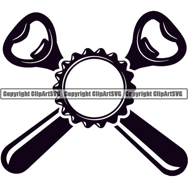 Beer Alcohol Liquor Drink Drinking Emblem Logo ClipArt SVG