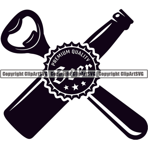 Beer Alcohol Liquor Drink Drinking Emblem Logo ClipArt SVG