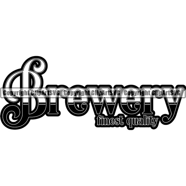 Beer Alcohol Liquor Drink Drinking Text Logotype Typography Emblem Logo ClipArt SVG