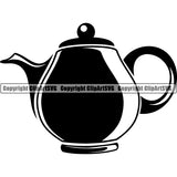 Coffee Tea Espresso Latte Cappuccino Cup Pot Kettle Drink Drinking Caffeine ClipArt SVG