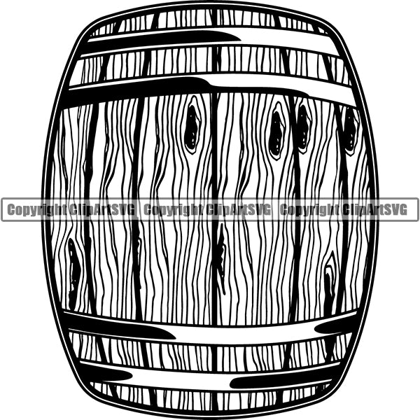 Wine Winery Barrel Alcohol Liquor Drink Drinking Logo ClipArt SVG