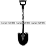Hobby Gardening Shovel ClipArt SVG