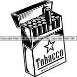 Cigarette Tobacco Smoke Smoking ClipArt SVG