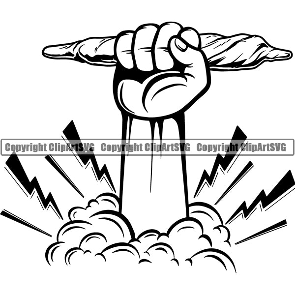 Marijuana Joint Cigarette Rolling Paper Cannabis Pot Weed Smoke Smoking ClipArt SVG