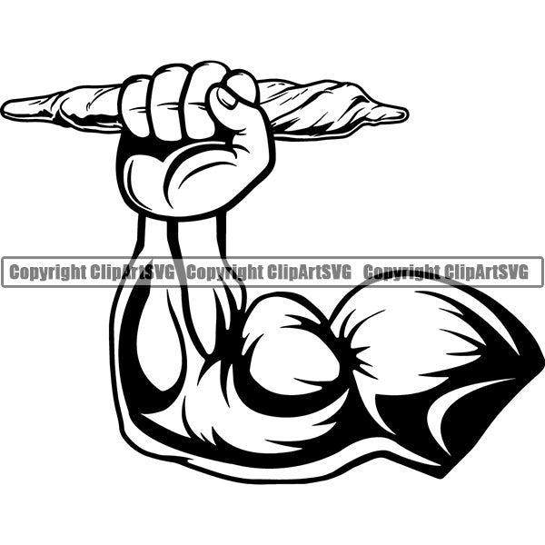 Marijuana Joint Cigarette Rolling Paper Cannabis Pot Weed Smoke Smoking ClipArt SVG