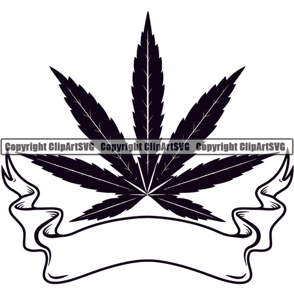 Marijuana Leaf Cannabis Pot Weed Smoke Smoking ClipArt SVG