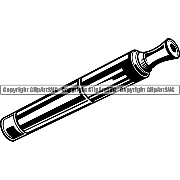 Vape Vaping Vapor Vaporizer Tobacco Marijuana Smoke Smoking ClipArt SVG