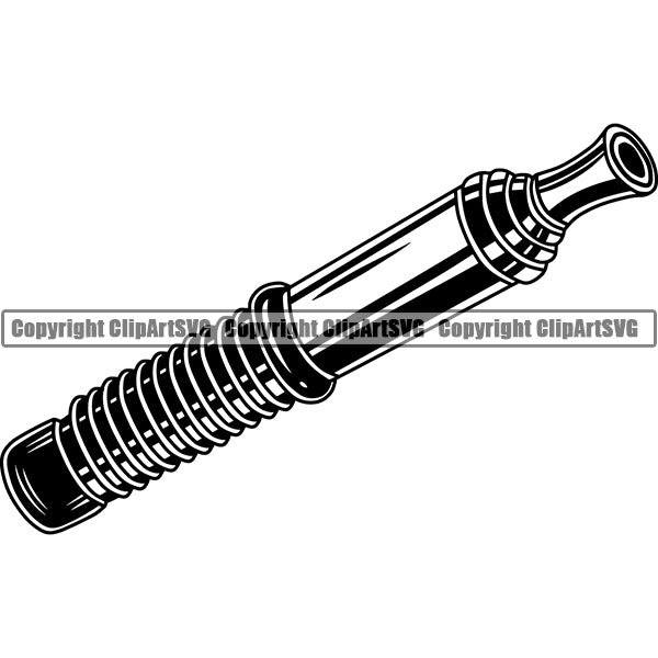 Vape Vaping Vapor Vaporizer Tobacco Marijuana Smoke Smoking ClipArt SVG