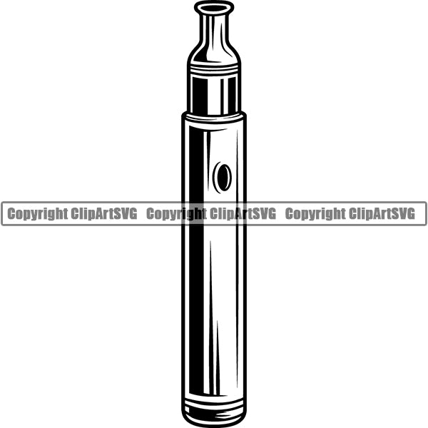 Vape Vaping Vapor Vaporizer Tobacco Marijuana Smoke Smoking ClipArt SVG