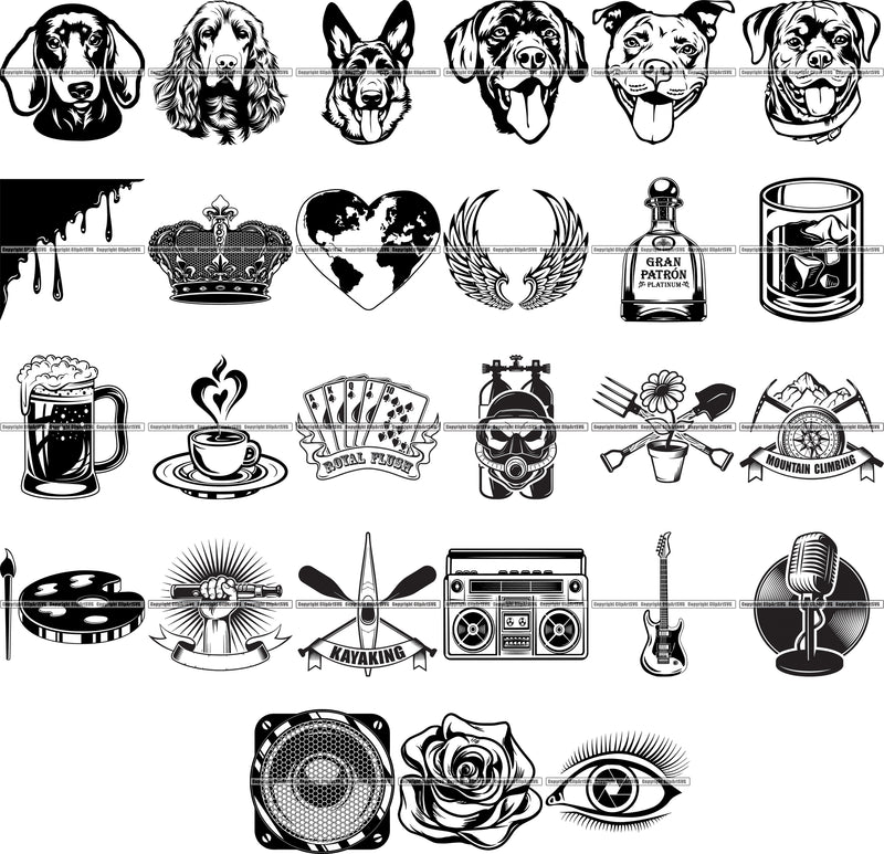 27 Assorted Top Selling Designs SUPER BUNDLE ClipArt SVG
