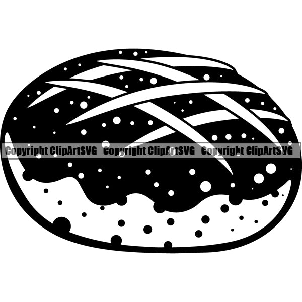 Cooking Baking Baker Food Pastries Pastry Chef Wheat Bread Cook ClipArt SVG