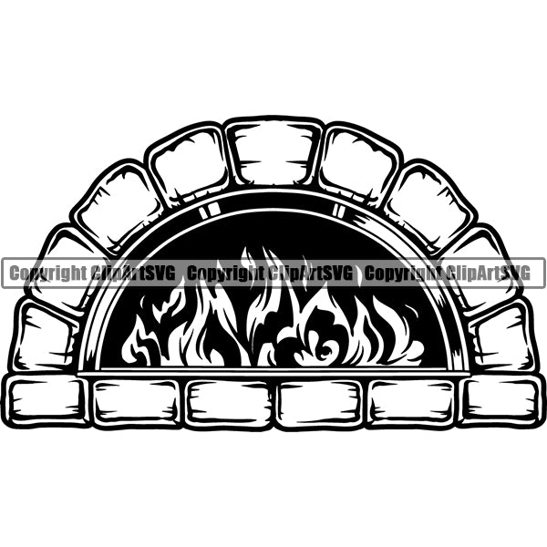 Cooking Baking Baker Chef Cook Oven BBQ Grill Stove ClipArt SVG