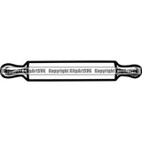 Cooking Baking Baker Rolling Pin Utensil Equipment Chef Cook ClipArt SVG