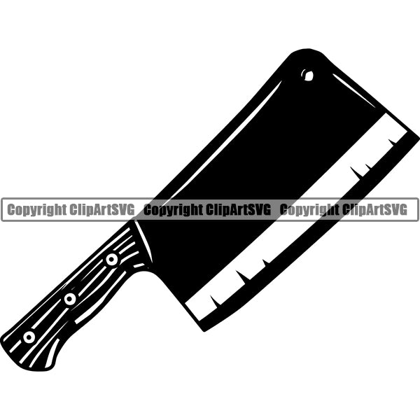 Cooking Utensil Knife Chef Cook Butcher ClipArt SVG