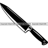 Cooking Utensil Knife Chef Cook Butcher ClipArt SVG