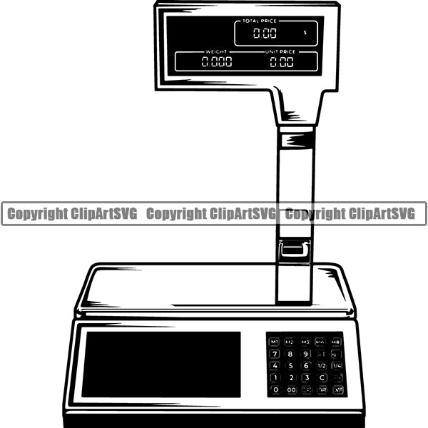 Cooking Baking Baker Chef Cook Scale Weight ClipArt SVG