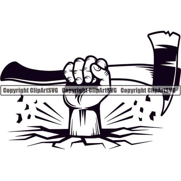 Firefighting Emblem Badge Logo