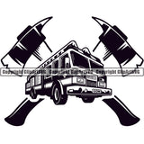 Firefighting Emblem Badge Logo