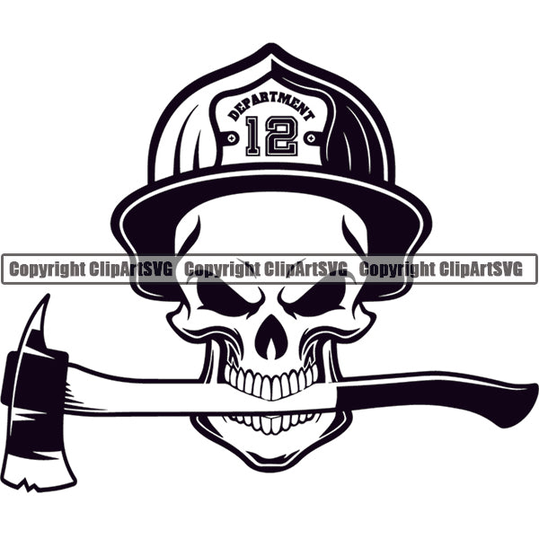 Firefighting Emblem Badge Logo