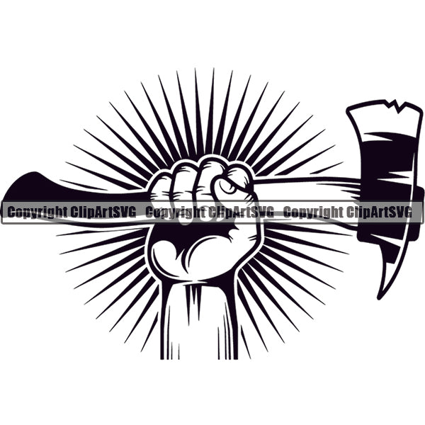 Firefighting Emblem Badge Logo