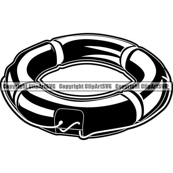 Lifeguard Rescue Water Swim Swimming Safety ClipArt SVG