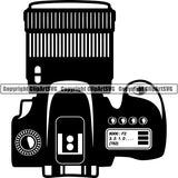 Photography Photographer Photograph Camera Lens Retro Vintage ClipArt SVG