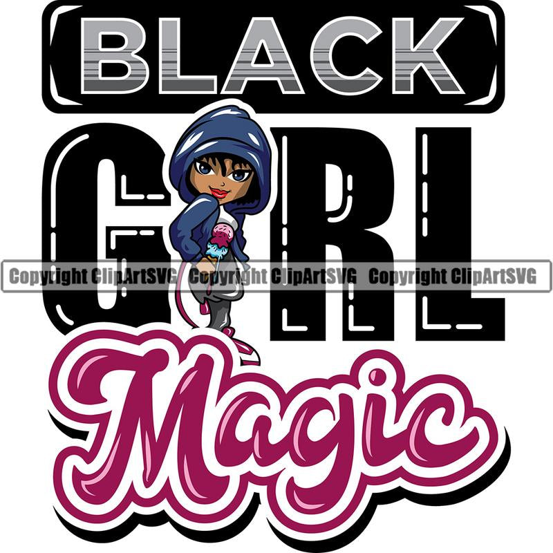 Black Woman Big Eyes Quote African American Afro Nubian Queen ClipArt SVG