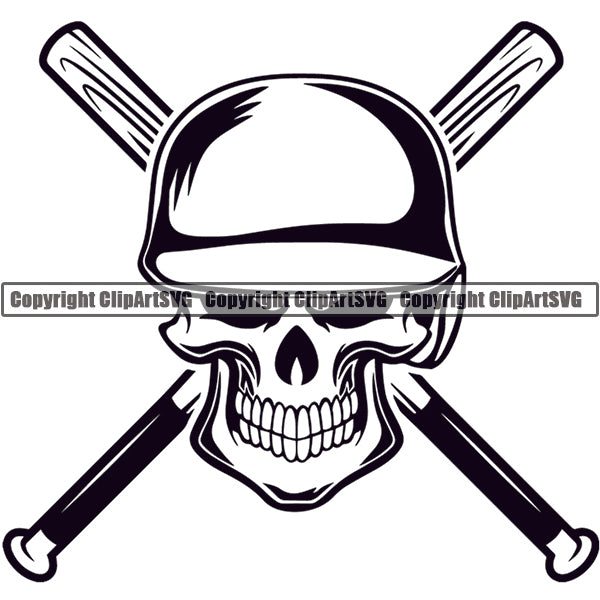 Baseball Logo ClipArt SVG