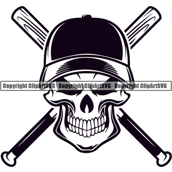 Baseball Logo ClipArt SVG