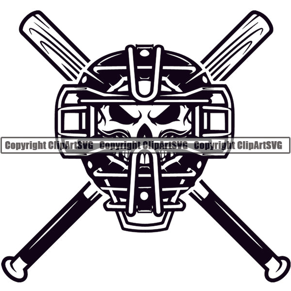 Baseball Logo ClipArt SVG