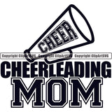 Sports Game Cheerleading Cheerleader Cheer Mom ClipArt SVG