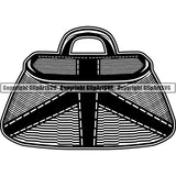 Sports Game Fishing Hunting Fish Hunt Fly Basket Wicker ClipArt SVG
