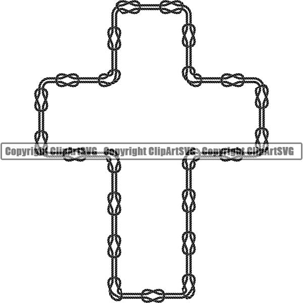 Rope Design Element Nautical Ship Sailing Boat Boating Sail Sailboat Knot ClipArt SVG