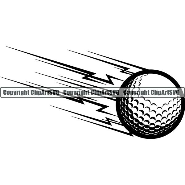 Sports Game Golf Motion ClipArt SVG