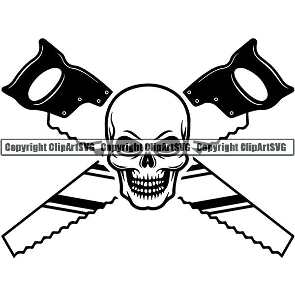 Construction Woodworking Carpenter Lumberjack Logo ClipArt SVG