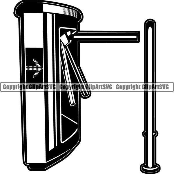 Locomotive Train Subway Turnstile 5ttg6b.jpg