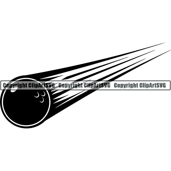 Sports Game Bowling Bowler Bowl Motion ClipArt SVG