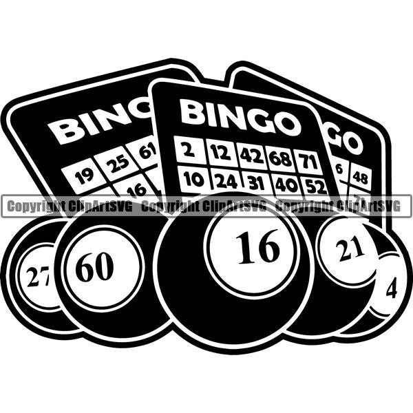 Game Bingo ClipArt SVG