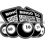 Game Bingo ClipArt SVG