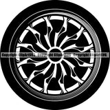 Mechanic Repair Shop Garage Tire ClipArt SVG