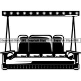 House Furniture Porch Swing Couch ClipArt SVG