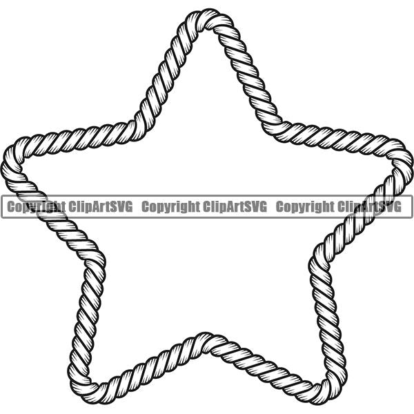 Rope Design Element Nautical Ship Sailing Boat Boating Sail Sailboat Knot ClipArt SVG