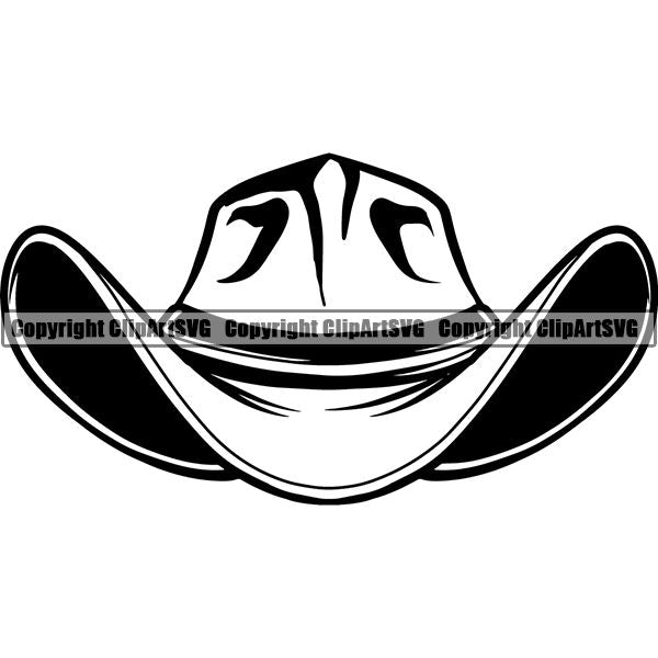 Occupation Cowboy Hat ClipArt SVG