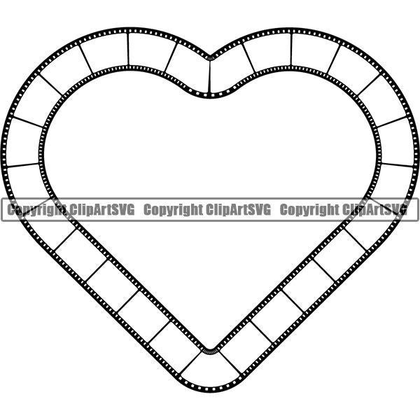 Photography Photographer Photograph Camera Film Strip Frame Border ClipArt SVG