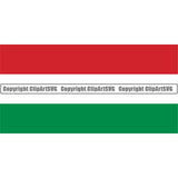 Country Flag Square Hungary ClipArt SVG