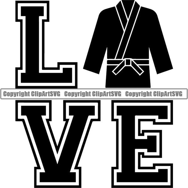 Sports Boxing Boxer MMA Fighter Love ClipArt SVG